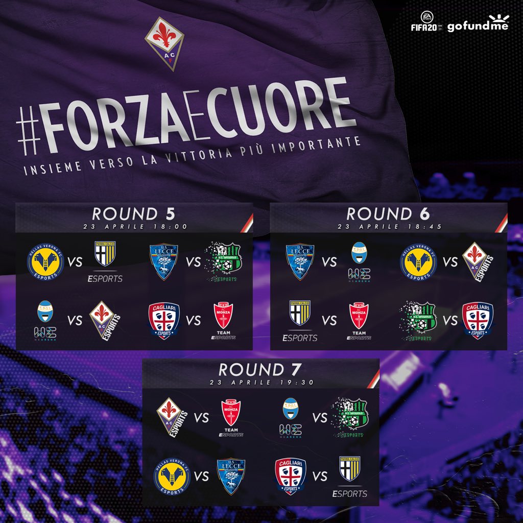 SassuoloUS's tweet photo. 🎮 #FORZAeCUORE Cup 🏆
Fischio d’inizio oggi alle ore 15 ⏰
Le partite del #SassuoloeSports saranno visibili su https://t.co/ymwFIRGNCd 📺
🏥 DONA ➡️ https://t.co/kpA4FbRFbY…
Ecco il programma del torneo ⬇️
#iorestoacasa 🖤💚 #ForzaSasol https://t.co/jnNnk7JgUQ