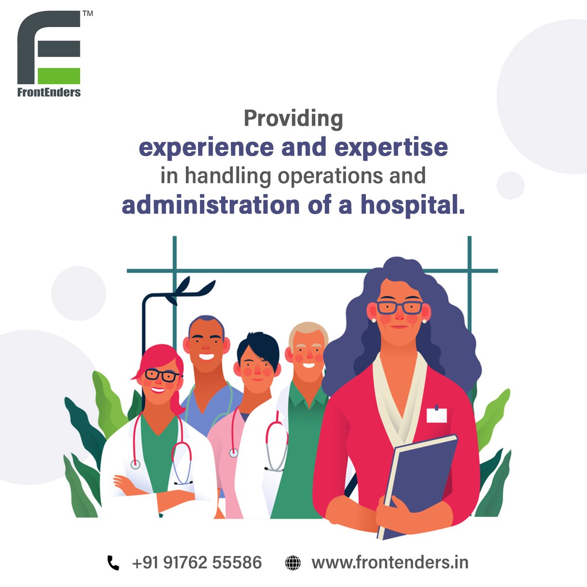 FrontEnders1's tweet photo. We know what makes running a #hospital easy, efficient &amp; economical. We can help you rearrange your #management structure for fruitful outcomes.

Reach out to @FrontEnders1 at: +91 91762 55586 or visit: https://t.co/eXkXqmMHSA
#operationsmanagement #healthcare #hospitalmanagement https://t.co/PcFIf08N9L