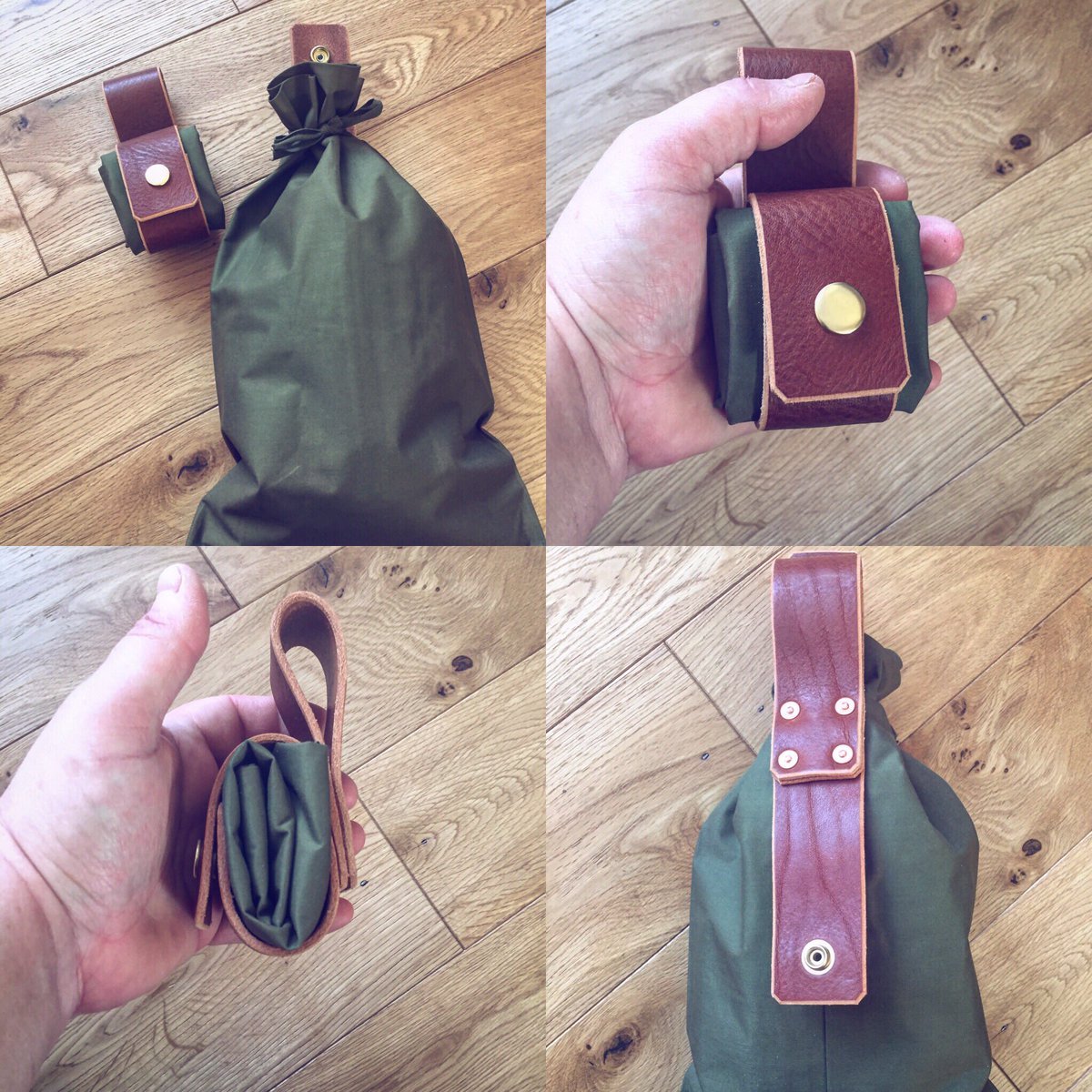 PDBushcraft's tweet image. So, here’s a little thing i made up last night... i sell these waterproof rubber lined bags on my etsy site and they’re great for tinder and small items and I’ve always wondered how good they’d be for a foraging pouch... well now I know! Pop over to my shop and take a look 👍