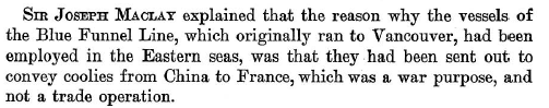 Holt won the case and the British government relented. Back to the negotiations with the Americans, Maclay tried to explain away the whole issue