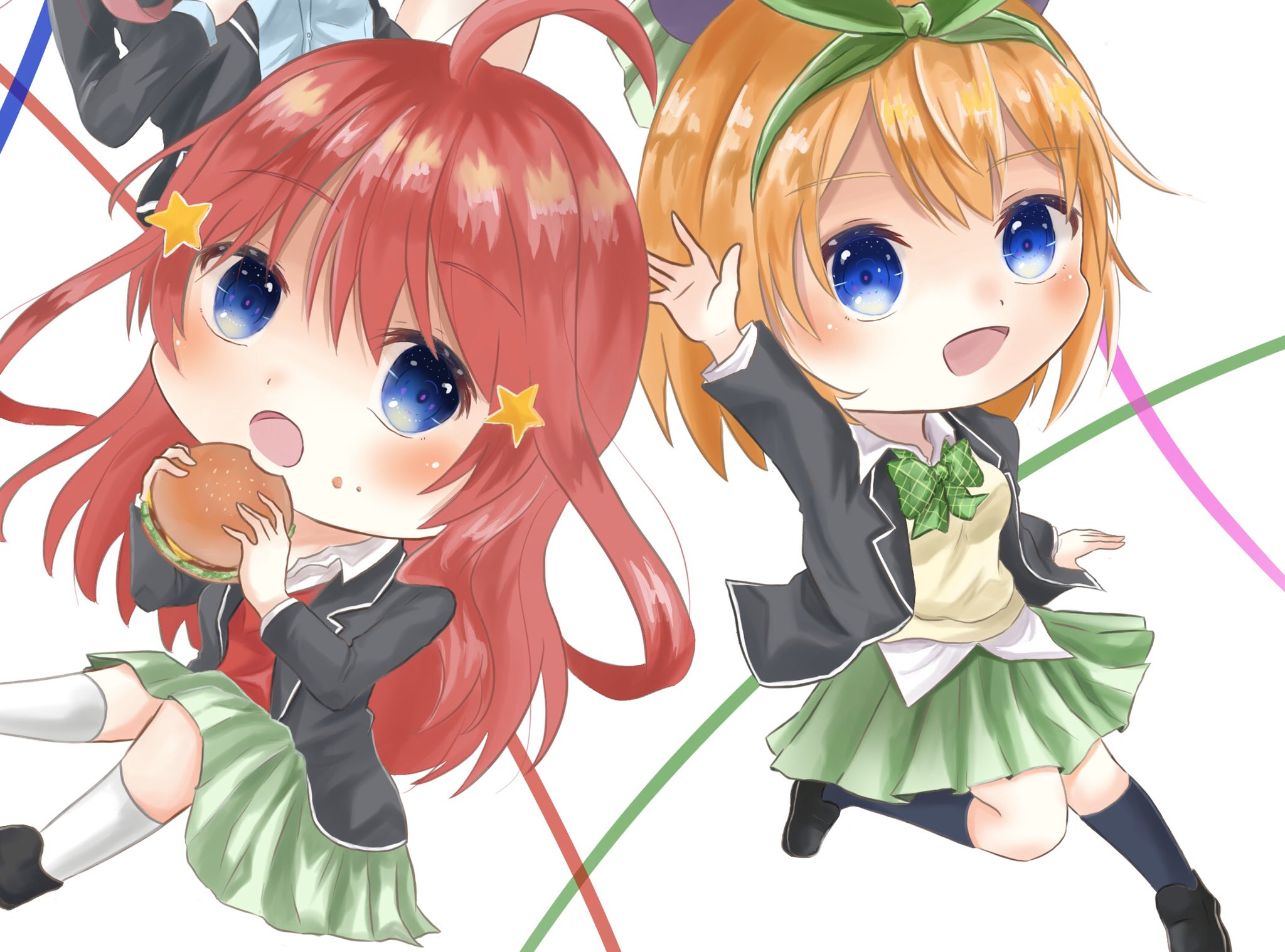 夢月リリナ 五等分の花嫁ちびキャラ描きました イラスト 五等分の花嫁 中野一花 中野二乃 中野三玖 中野四葉 中野五月 T Co Qqyyvy2yff Twitter