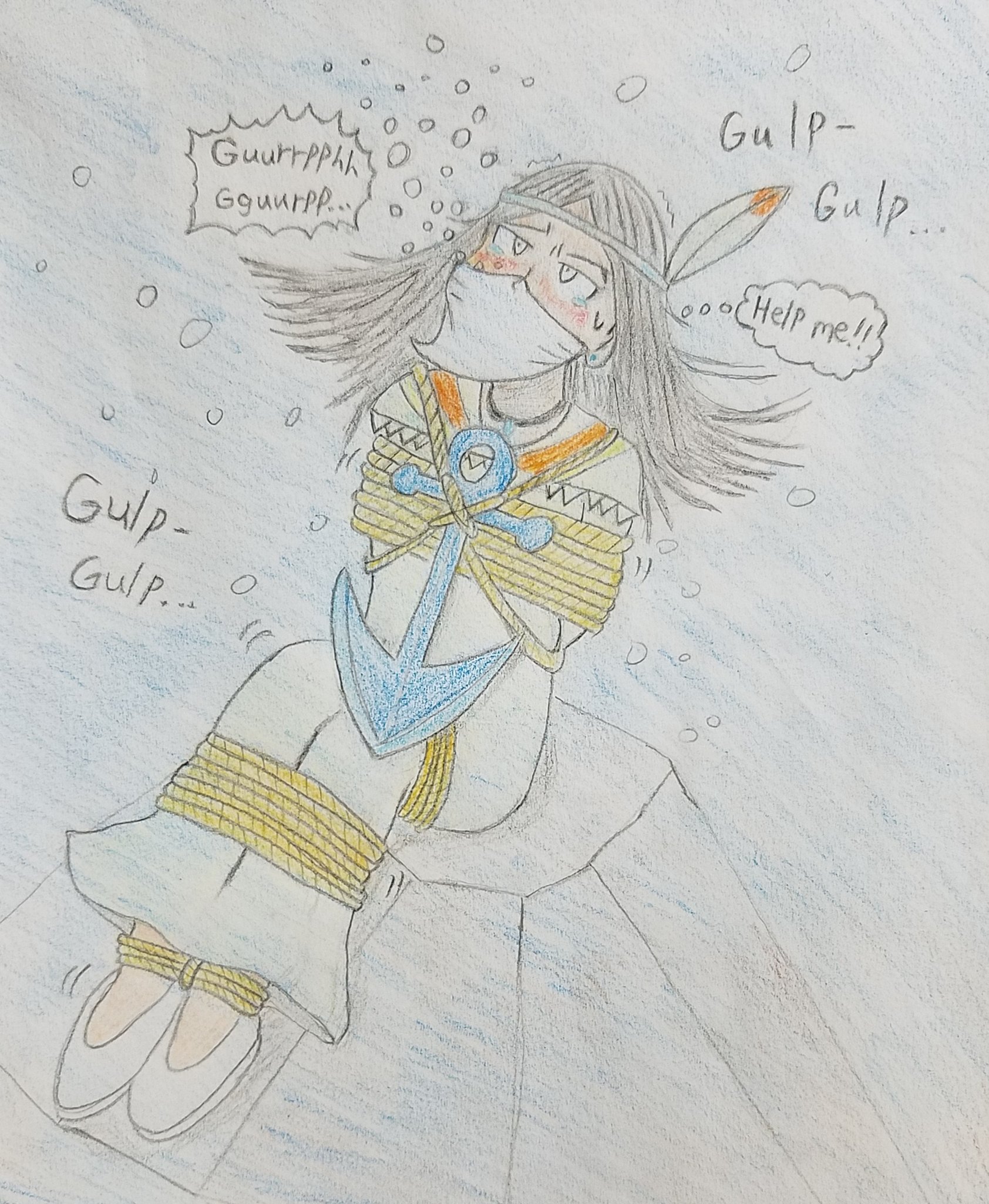 ট ইট র みどりのカクタス ピーターパンのタイガー リリーを色々アレンジして描いてみました こんなシーンだったらいいなと思いつき 猿轡付きで海に沈んだ展開にしてます インディアンなのでセリフ等は英語表記にしております 猿轡 Did T Co