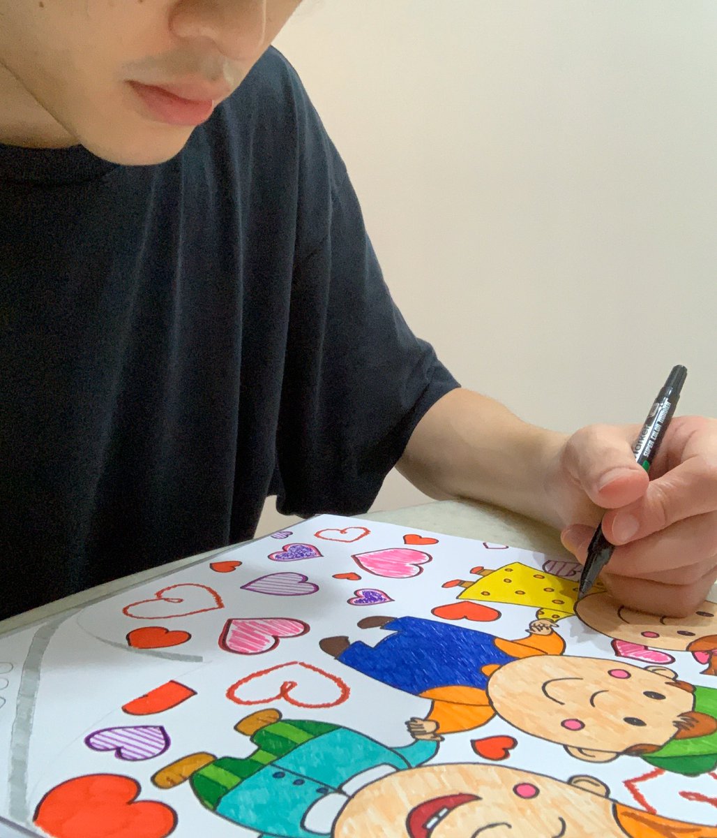 jackychew's tweet image. Drawn &amp;amp; coloured for charity
#jackychew #artwork #handmade #mycontribution #charity #staedtler #tricolor #stayhome #stayunited #sg