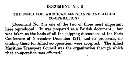 The day after that meeting, a key document was written up. Salter includes the document in the appendix of his book. As he says, this document served as the basis for the subsequent Paris negotiations.