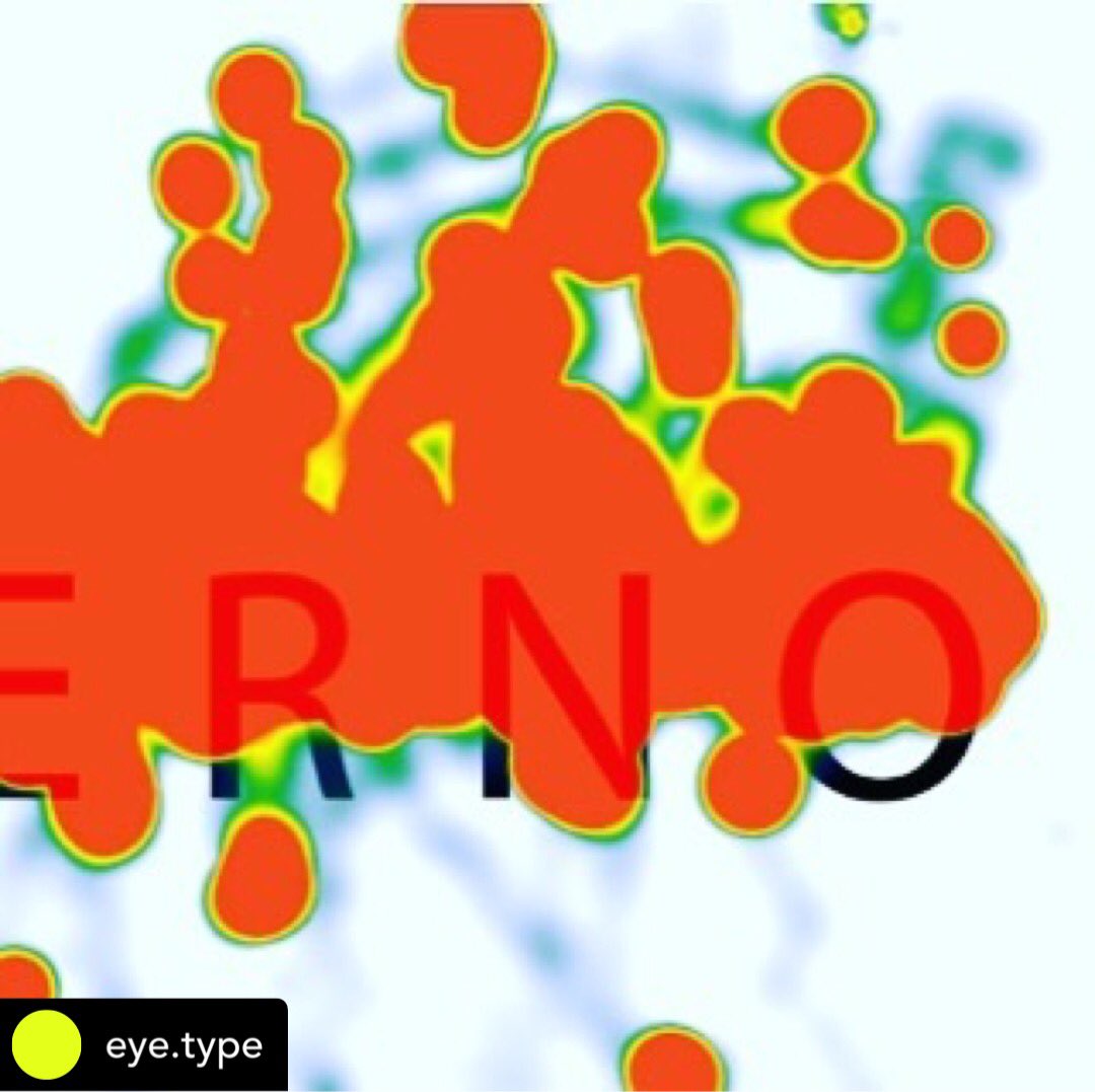 Heat Maps are very visual and so very helpful in Typography Research. My latest experiment was already some time ago, however this month some exciting insights are coming your way. 
#typography #kinetictypography #designresearch #phd #eyetracking #heatmaps