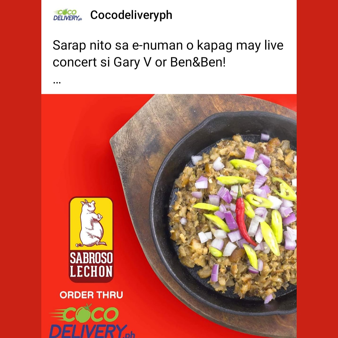 arado_glenn's tweet photo. #SabrosoLechon #Lechon
#SabrosoLechonSisig #Sisig
#CocoDelivery #FoodDelivery
#82626
#FruitasHoldings #FRUIT https://t.co/jgOkMwT9ZC