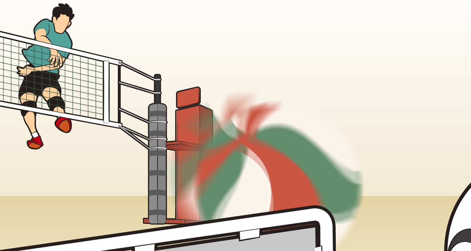 The Uncle Man 本日もお疲れ様でした 苦しいけど みんなで踏ん張りましょう こんな時だからこそ笑顔を届けたい 明日の天然ボケ話は 今かよっ の話です T Co Hnb2qui6gb バレーボール 怪我 ケガ 試合 イラスト 出来事 天然