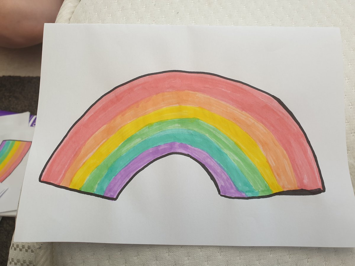 xo_MillyW_xo's tweet photo. I made cards for everyone on my street
The message on the inside : I hope your staying safe and well and this will brighten your day! From Milly no.70 
When I came back from a walk many people had my card in the window ! https://t.co/ooxpZ9urQ1