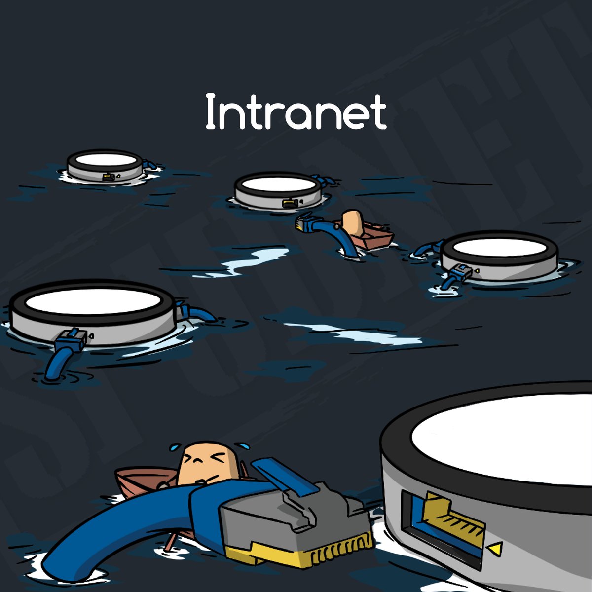 ohpotatopirates's tweet photo. Here's a closer look at the #intranet, one of the many #cybersecurity concepts introduced in #enterthespudnet.
🥔🔒🌐⁠
⁠

#codomo #spudnet #cybersecurity #internet #howinternetworks https://t.co/IGoRSwGuz9