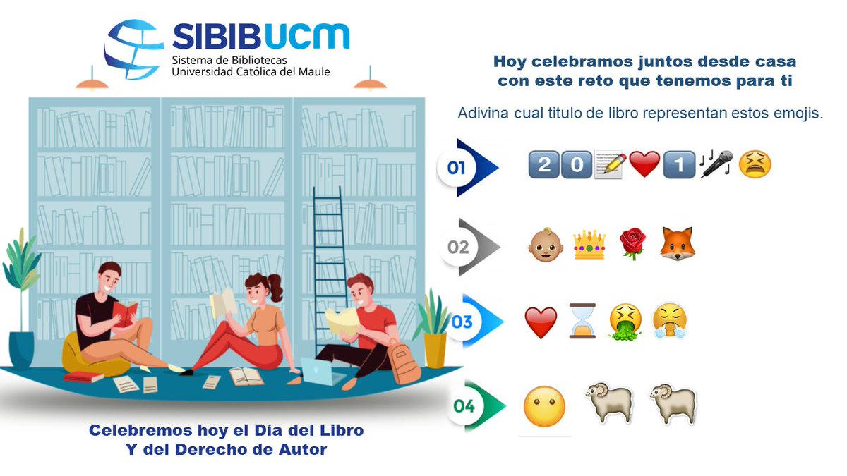 LLEGÓ EL DÍA!
Hoy 23 de abril es el día internacional del libro y el derecho de autor y lo celebraremos para ti con este reto: