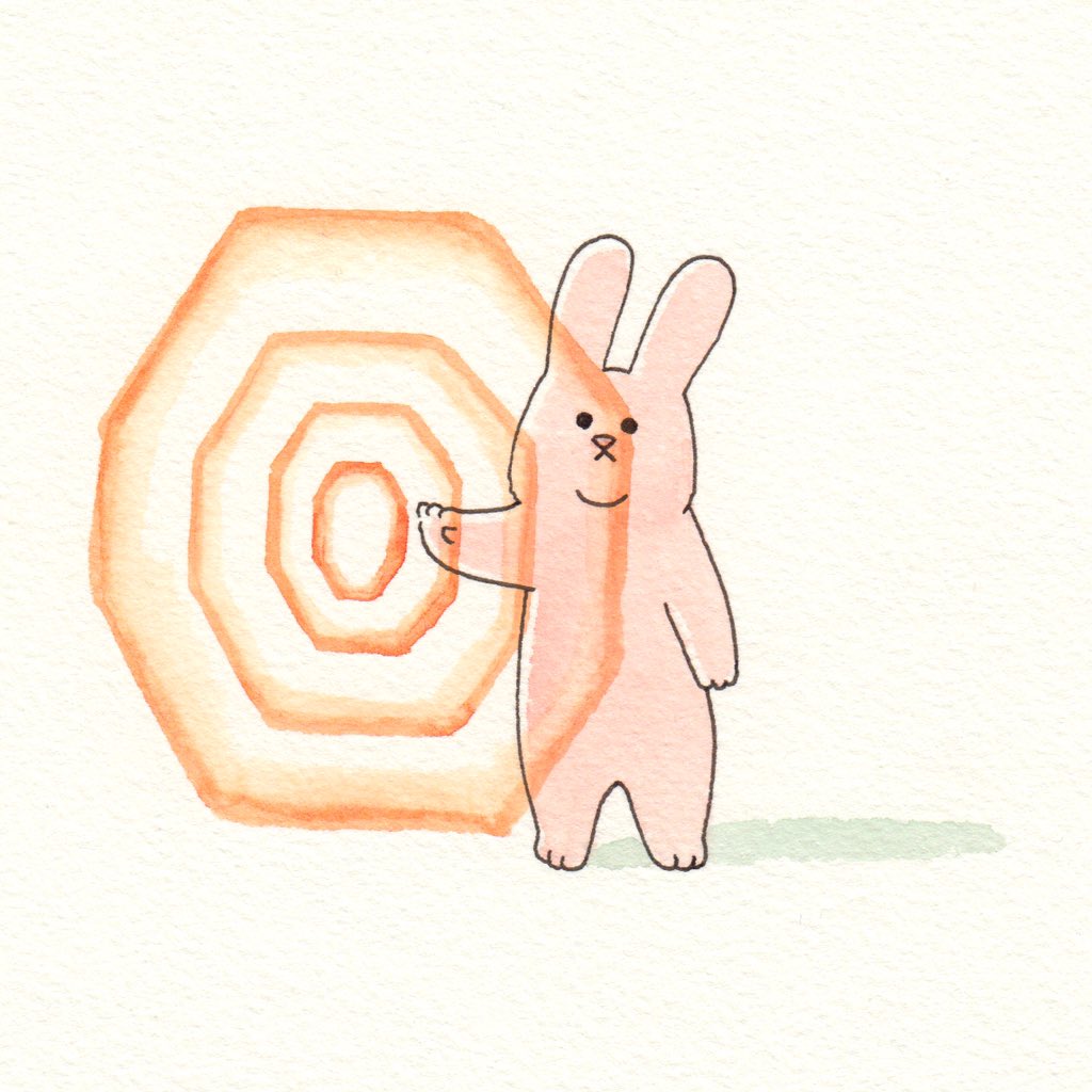 rabbit no humans white background standing simple background full body traditional media  illustration images