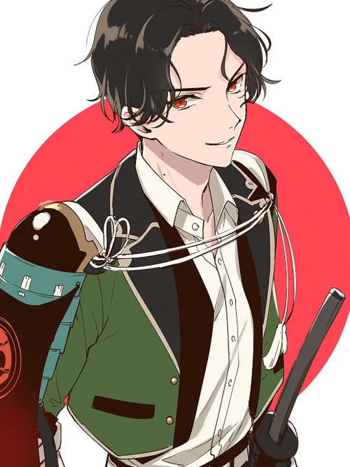 豊前初めて描かせていただきました。リクエストありがとうございました!  #エアブー #エアスケブ
 https://t.co/Vob686kTfx #マシュマロを投げ合おう 