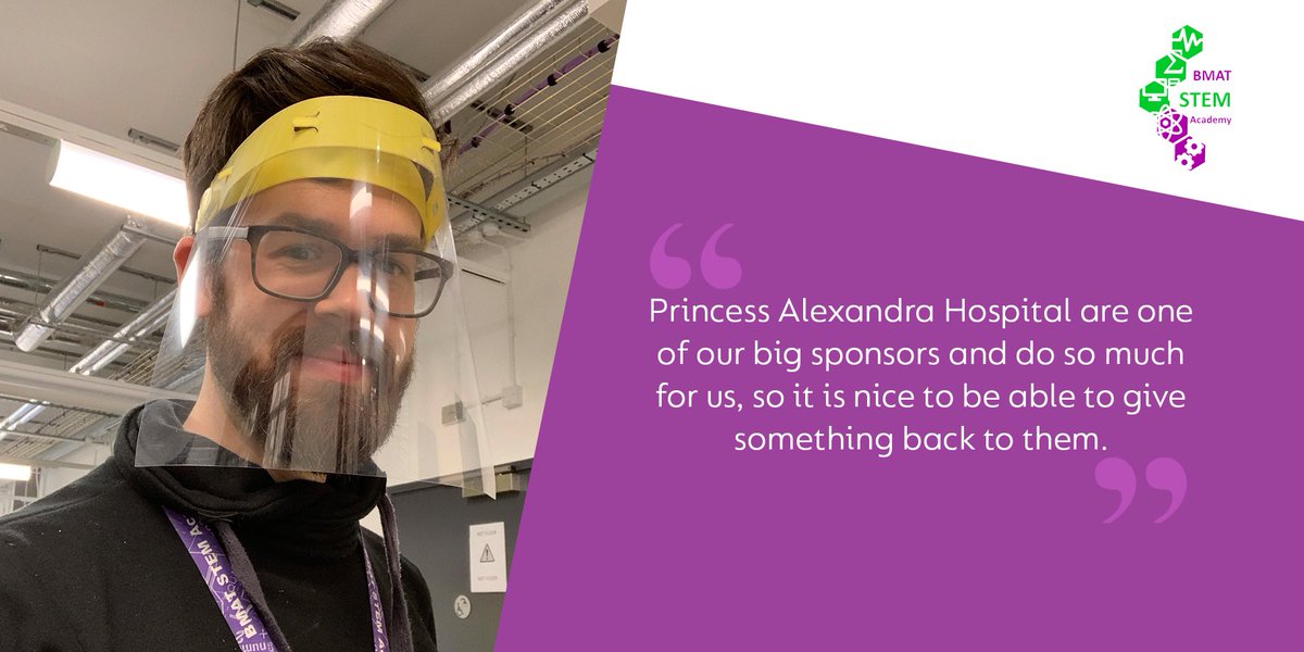 Hundreds of safety visors to protect <a href="/NHSuk/">NHS</a> workers have been produced by our school. BMAT STEM Academy has close links with industry in and around the town which act as sponsors of the school, including @NHSHarlow. bmatstemacademy.org/161/news/artic…