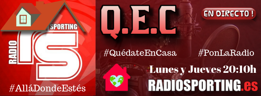 📻HOY |
Desde las 20:10h en DIRECTO #QECjueves
📰Repaso de la actualidad
🦁Cómo reaccionan los animales sin visitas, nos lo cuenta <a href="/Julioengonga/">Julio Engonga</a> 
💋Consulta sexológica
🩺Psicología
📩Manda tus consultas: contacto@radiosporting.es 
📱620 75 79 71 #ChatAPP
 radiosporting.es/como-escucharn…