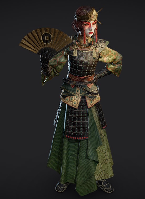 Greg2B's tweet photo. Amazing 3D character model of Kyoshi Warrior Suki #ATLA fanart by luke walzer 
https://t.co/6J09Fdme4W on @sketchfab #avatar #kyoshi #avatarkyoshi #3D #korra #TheLastAirbender #riseofkyoshi https://t.co/0Di9jN0TsE