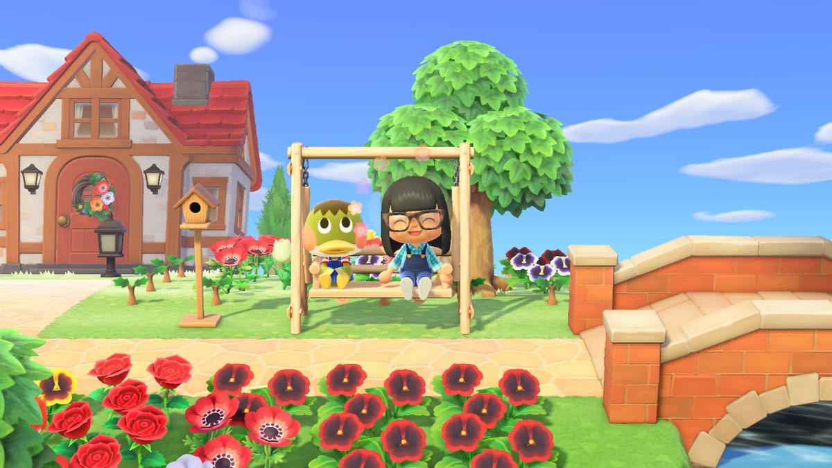 TeeVeeTVArt's tweet photo. Me and my bestie~  #AnimalCrossing #ACNH #NintendoSwitch https://t.co/pxqkyoZZSq