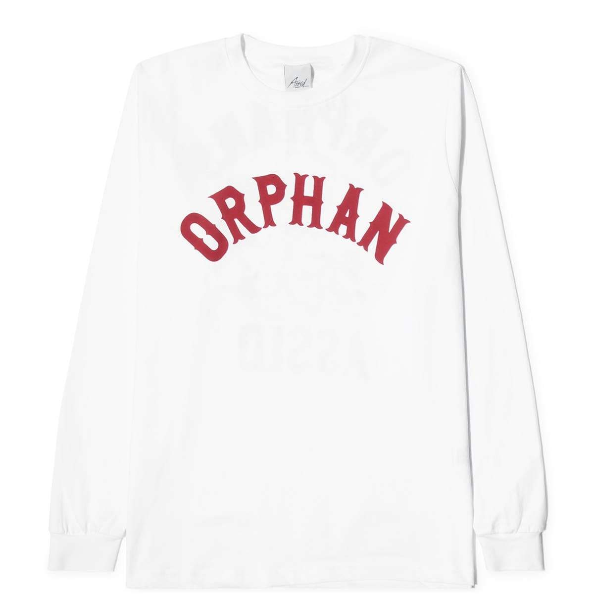 bodega's tweet photo. Assid ORPHANS LS TEE - Available now online - https://t.co/DWzGxITkXl - Free USA shipping on orders over $100 - Use code: BODEGAUSA #assid #bodega #bdgastore https://t.co/SW2dFCXP1G