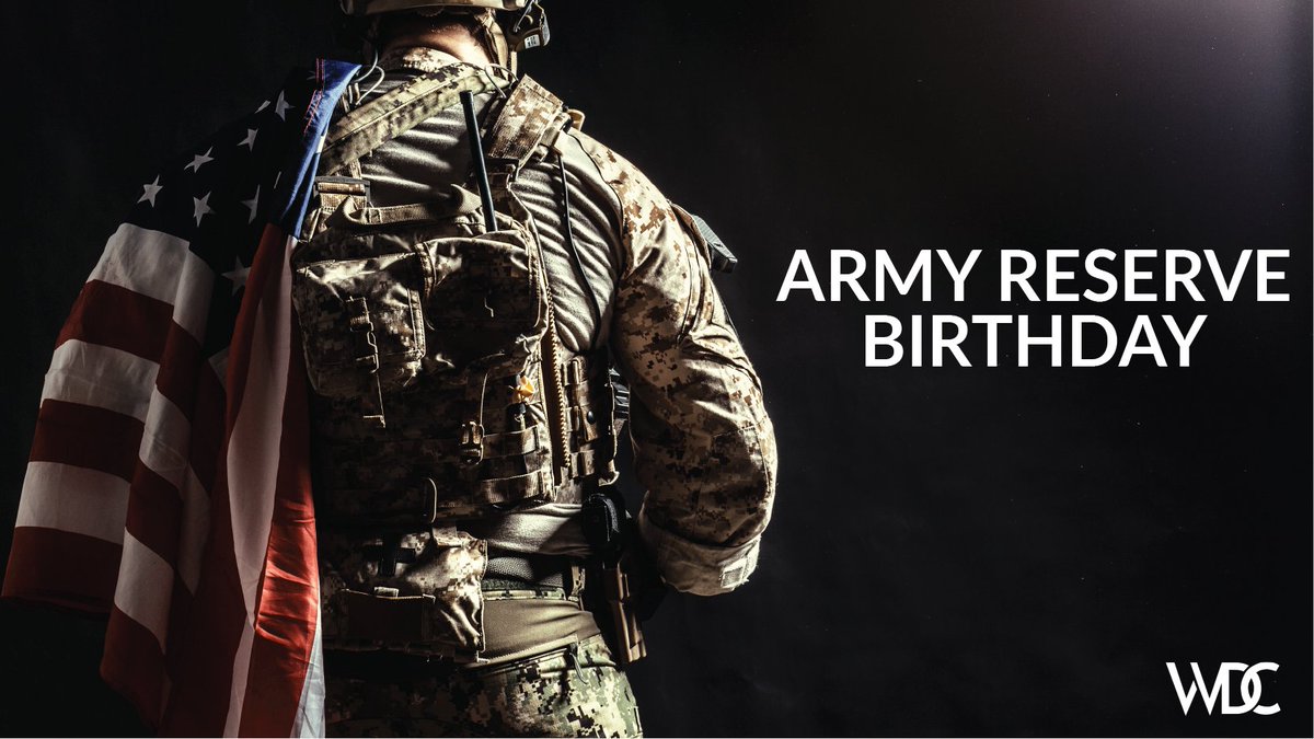 WeDoContracts's tweet photo. Happy Birthday to the Army Reserve! Thank you for your service 
#armyreserveday #armyreserve  #wedocontracts #govsucess #business #smallbusiness https://t.co/YYGEP2IT4F