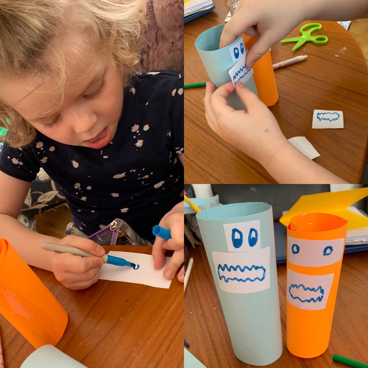 LilttleLove's tweet photo. @WhiteCourtScho1 Rex decided he wants to thank @MrsSkinner10 for all the lovely work you’ve set him! And has loved making Obb and Bob today! https://t.co/XxIO7kdRRJ