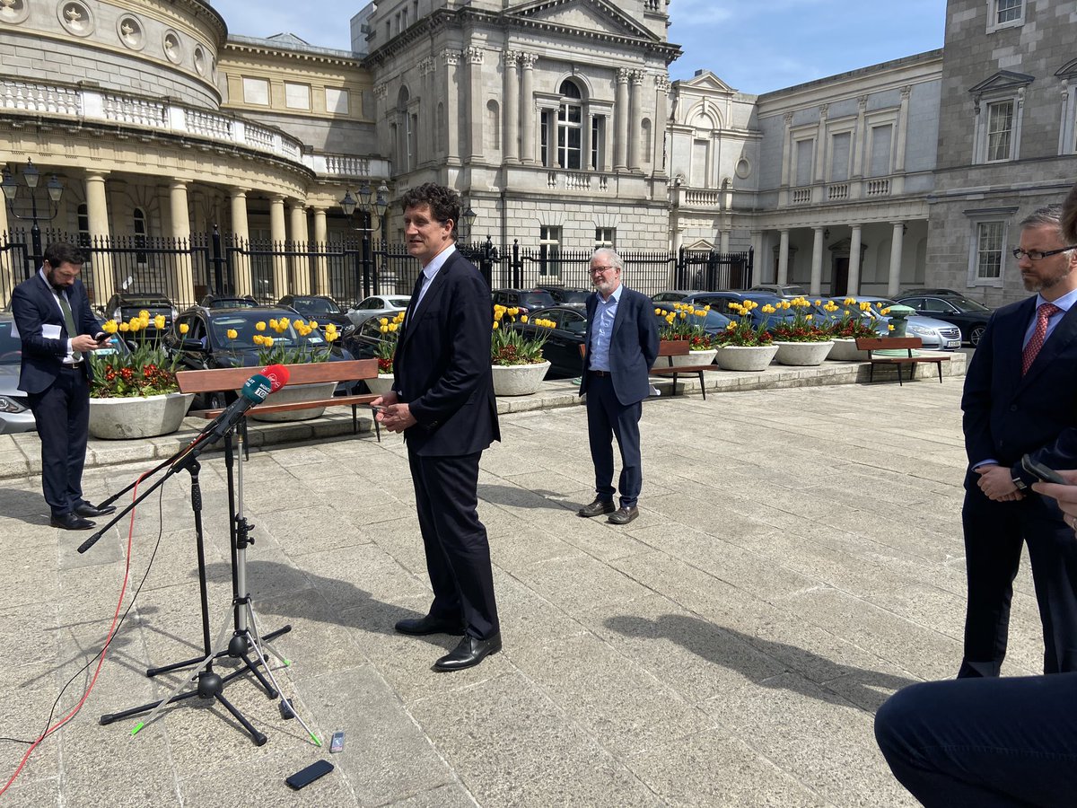 Green Party leader  @EamonRyan says his party has sent back a full letter to the leaders of FF and FG on their framework document - says they specifically want a commitment to 7% annual reduction in carbon emissions