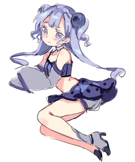 誰かうちの子(ブルーベリーちゃん)を描いてくれたりしませんか…アレンジは自由です… 