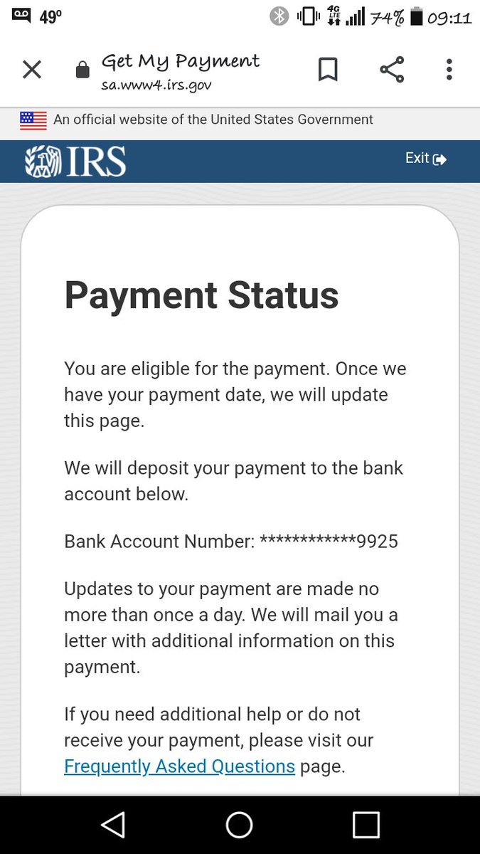 HelmickJennifer's tweet photo. @IRSnews A week later and I still have this message. I feel Every one with direct deposit should've gotten their money first. https://t.co/SC2MIjGg7p