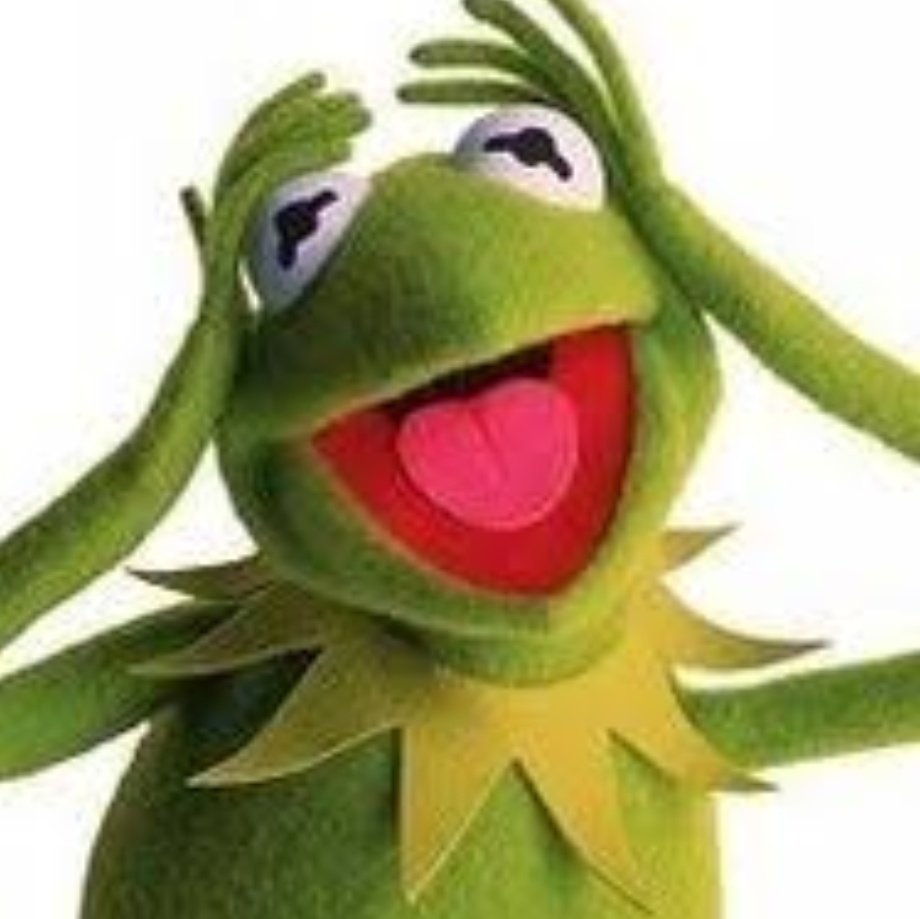 Daddu as Kermit the frog; a thread