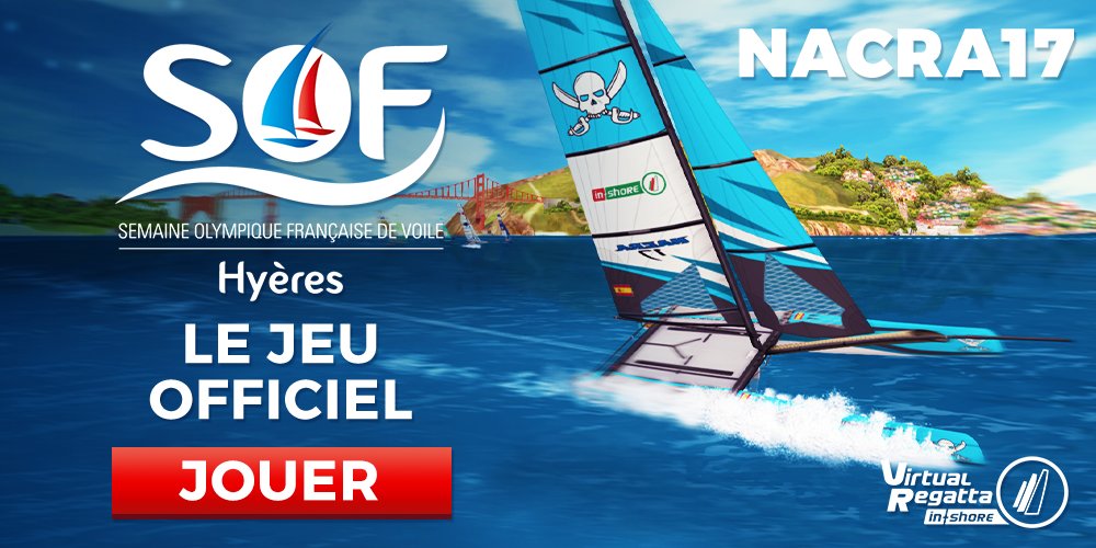 VirtualRegatta's tweet photo. Aujourd'hui à partir de 18h (4 p.m. UTC), suivez la finale en @nacra17class de la #SOF2020 sur #VirtualRegattaInshore ! Le vainqueur de cet événement officiel aura une place pour les éliminatoires du Championnat du Monde d'eSailing !
👉 https://t.co/lZgAdY8bVG https://t.co/TnAnswPhUX