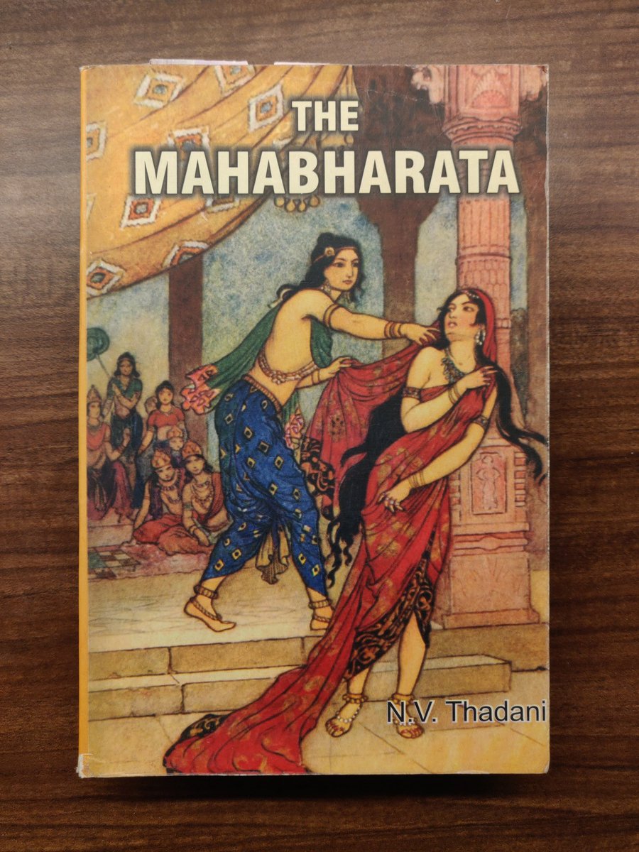 The  #Mahabharata, by N.V. Thadani.True, this great text is as much an itihas as it is a symbol.And if you want to study the symbolism, read this intense intellectual study. #WorldBookDay 3/n