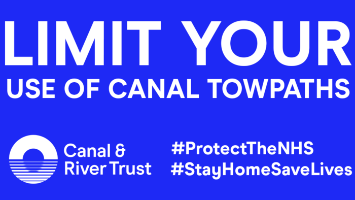 CRTEastMidlands's tweet photo. With good weather ahead, we remind people to stay local, limit use of towpaths &amp; avoid moored boats. Cyclists are urged to slow down, respect others &amp; give pedestrians priority. Want to go fast? Then use the much quieter road network during this pandemic. #StayHomeSaveLives https://t.co/oW2NzM7AW7