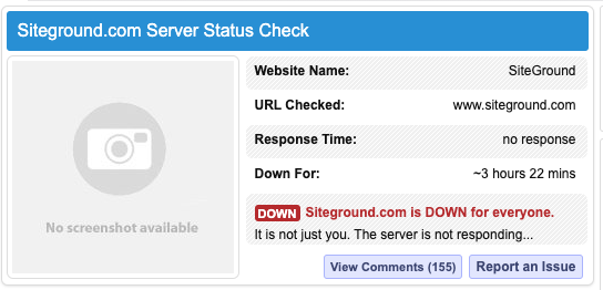 akirastudio's tweet photo. @SiteGround Your main website is currently down https://t.co/u8SBGYLeO9 https://t.co/iFY1wFjb0n