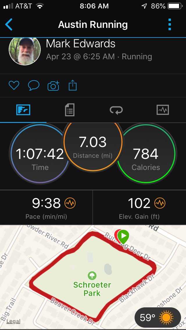 markedwardsrun1's tweet photo. Weather was pleasant surprise today, helped my pace. @austinmarathon #30thAustinMarathon size11 https://t.co/fZ65rcr3kh