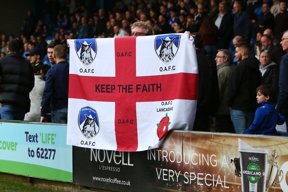 OfficialOAFC's tweet photo. 🏴󠁧󠁢󠁥󠁮󠁧󠁿 Home and away, you show the flag with pride. Happy #StGeorgesDay! #oafc https://t.co/qVSvSIWIde