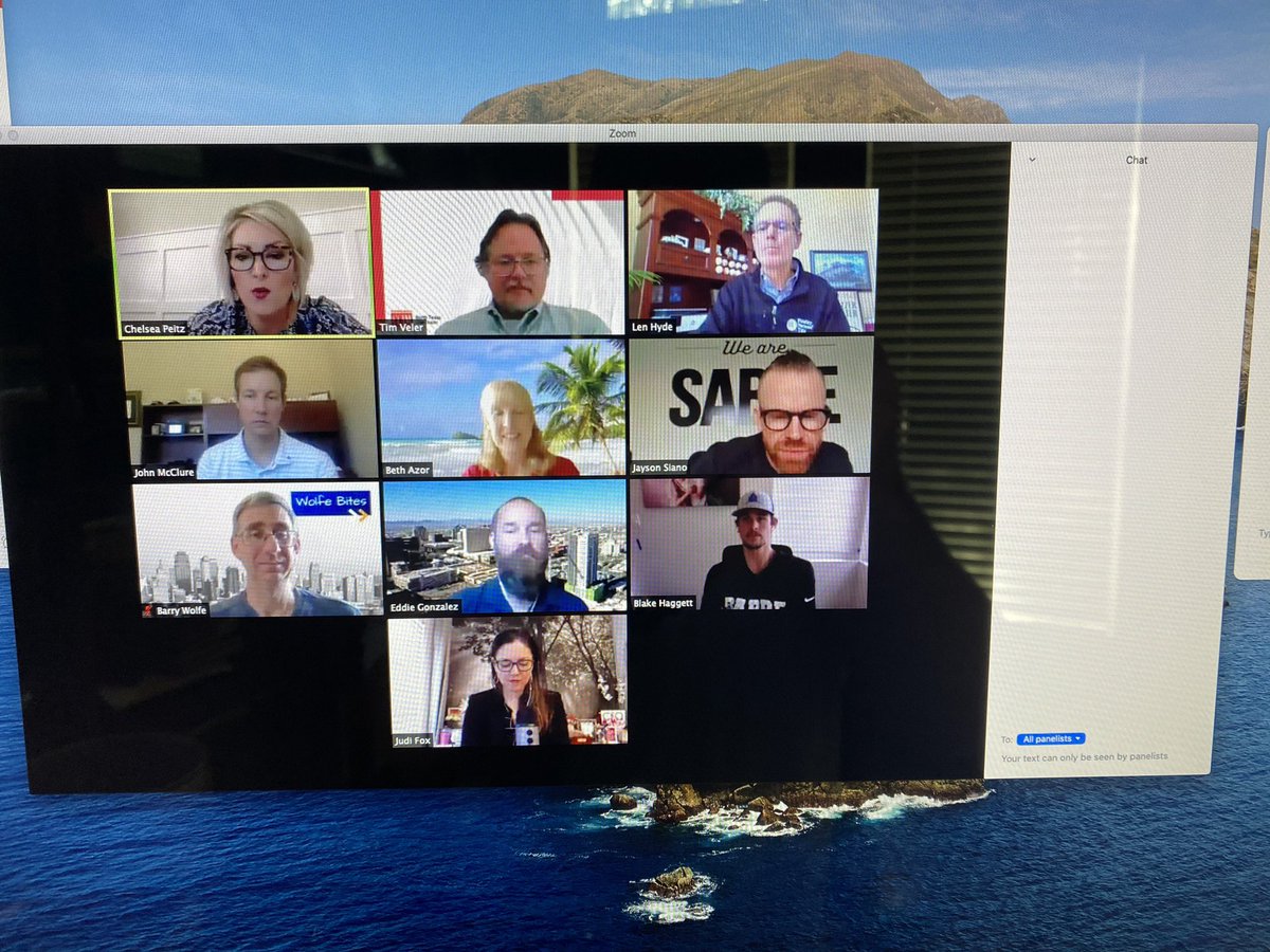 Some of my favorite people on this webinar!