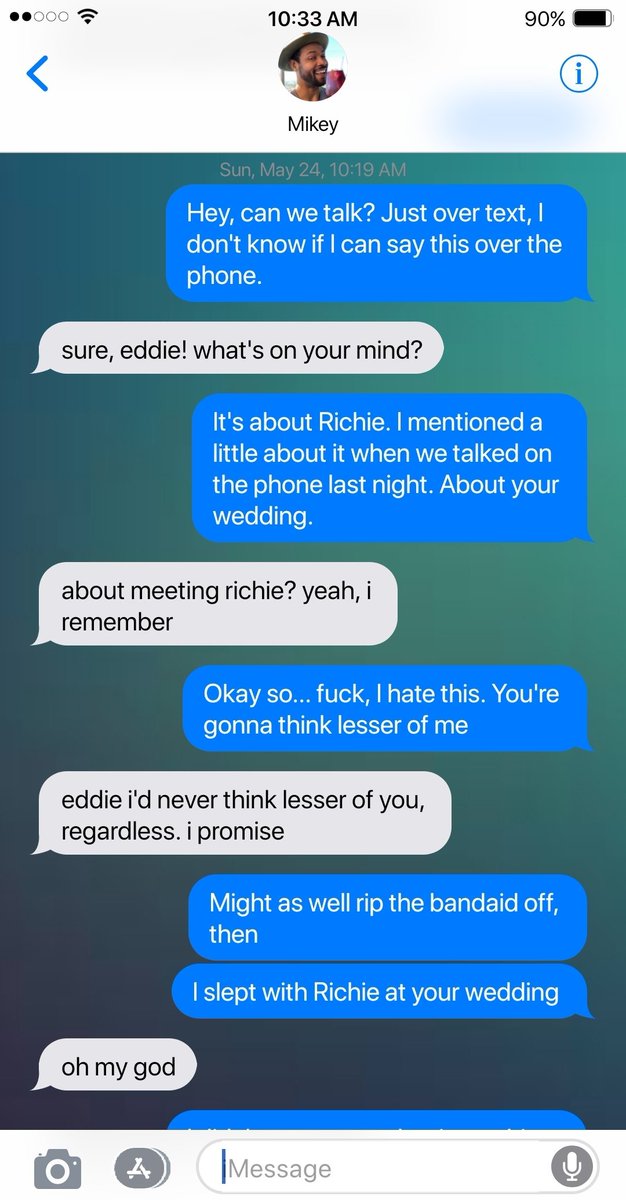 106 》 a weight's been liftedtw homophobia , internalized homophobia //( eddie's phone )