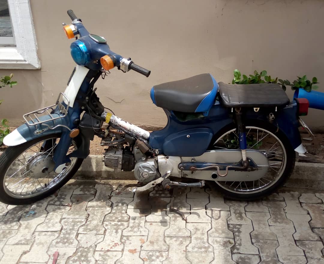 EFCC Secures Forfeiture of Illegally Acquired Property in MakurdiThe EFCC on April 23, 2020 secured the interim forfeiture of a three-bedroom bungalow and a Honda C50 motorcycle with number plate, GBK 283 US, traced to Emmanuel Agana James who is being investigated for fraud.