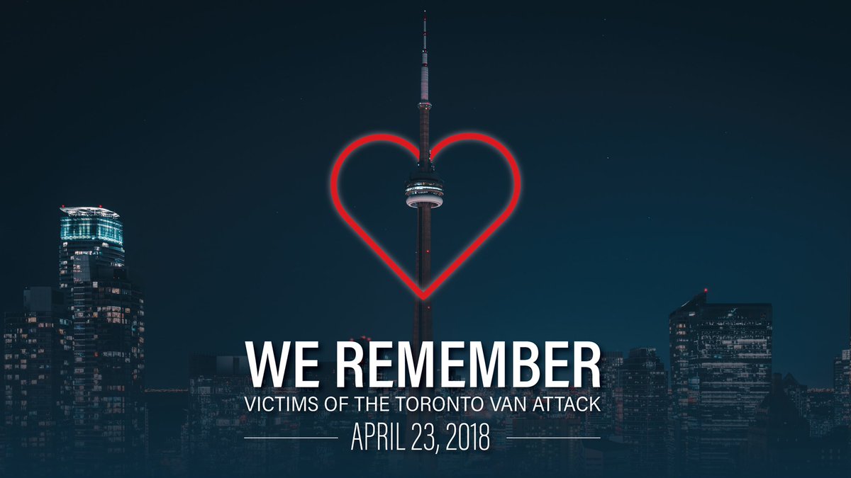 Two years ago, Toronto was shaken by a horrible attack that claimed 10 lives and injured many more. There’s no place for this type of violence in Ontario. Today, we remember the victims of this tragedy and stand with their families to honour their lives.