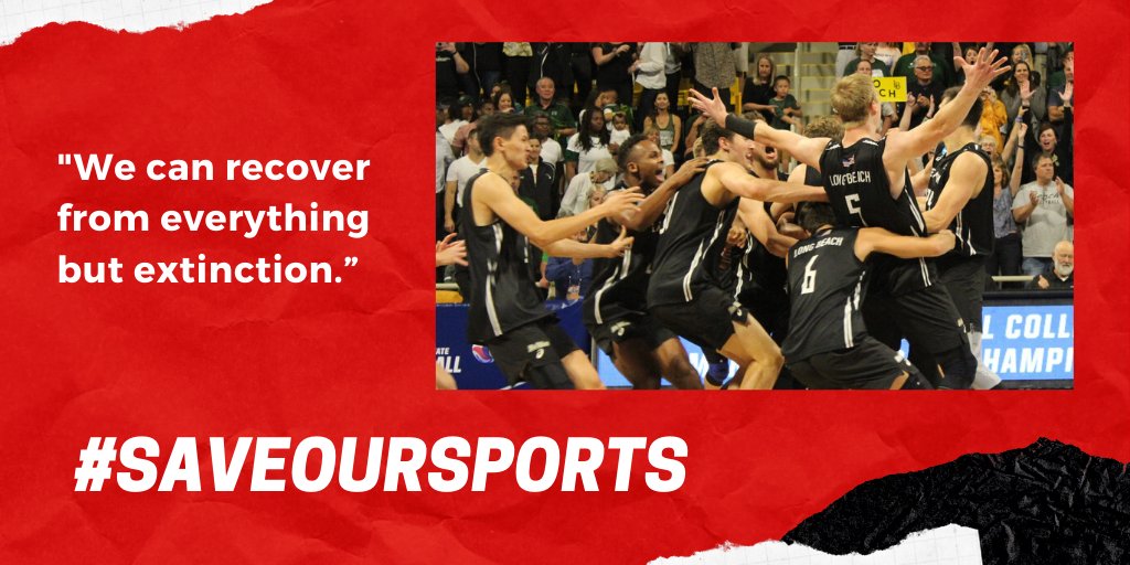 Dear <a href="/NCAA/">NCAA</a>: Students need athletics programs now more than ever. We strongly oppose the group of conferences request to reduce sports sponsorship minimums for D1 membership. Learn more at savecollegesports.com/openletter

#SaveOurSports