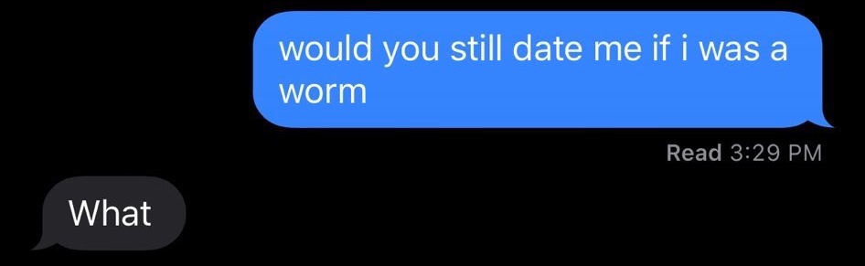 super junior responding to “would you date me if i was a worm?” - a thread