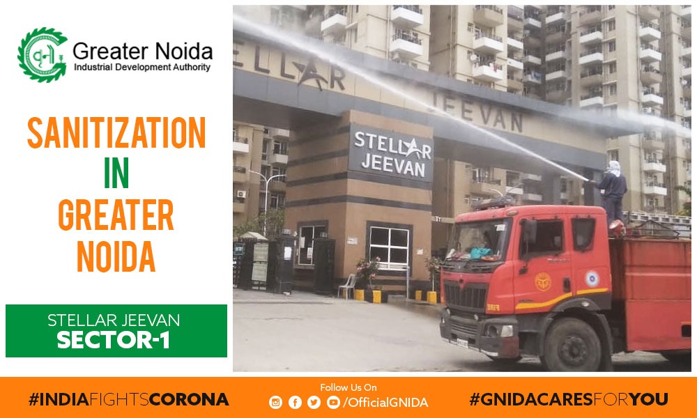 OfficialGNIDA's tweet image. Stellar Jeevan, Sector-1 was disinfected by the @OfficialGNIDA sanitization team who used #Hypochlorite chemicals mixed in water to kill #COVID19 germs.
Be safe and stay at home. 
#StayHomeSaveLives #StaySafe #Lockdown2 #IndiaFightsCorona #GNIDACares