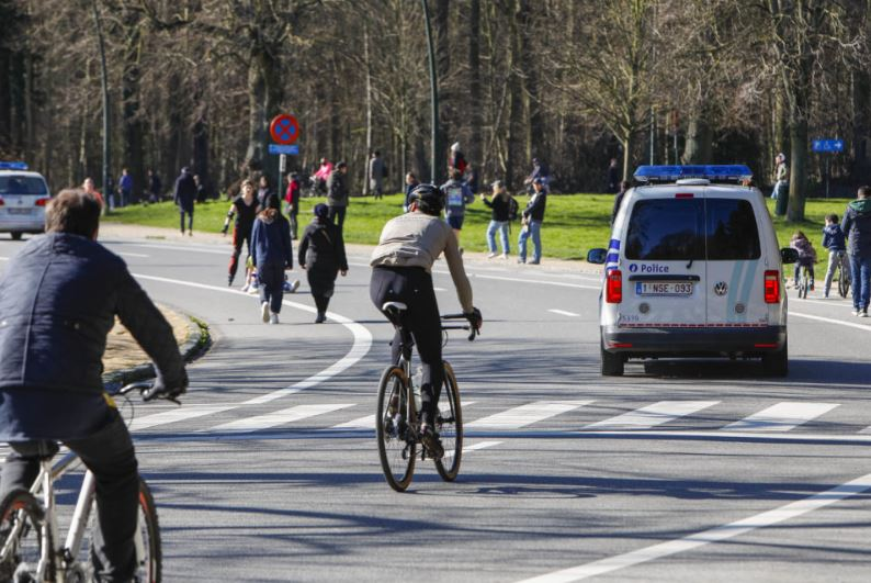 Brussels will drop speed limits to 12mph across the inner core."All streets in the pentagon-shaped city centre will become residential areas, meaning that pedestrians have priority everywhere, and may use the full width of the street to move around."  https://www.brusselstimes.com/brussels/107383/coronavirus-city-of-brussels-lowers-speed-limit-to-20-km-h/
