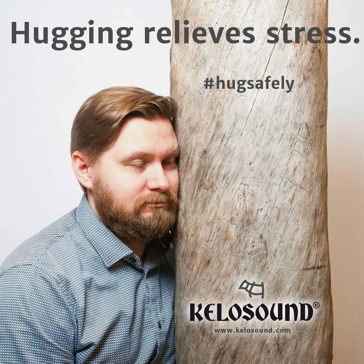 Hugging reduces fear and anxiety. Tell with pictures who or what you can now hug safely &lt;3 Remember the hashtag #hugsafely 
---
#kelosound kelosound.com