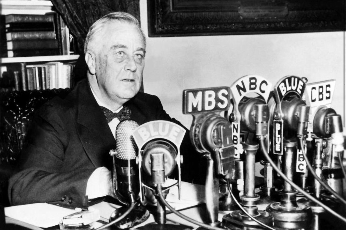 ChaseCatoRVHS's tweet photo. The final day of #POTUSProfiles as the AP Exam ends in 1945. President Franklin Roosevelt dealt with the two biggest crises of the 20th Century, the Great Depression and World War II. https://t.co/hBNnXJd8tL