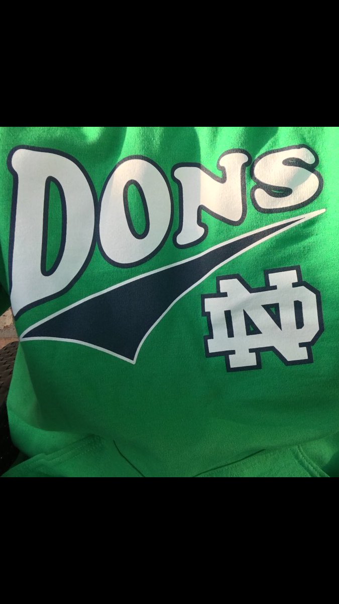 NDCP_soccer's tweet photo. Make the best of today and make it a great day. Challenge yourself to push it to the limits. Get stronger physically AND mentally. 

Repping lots of DON gear on today’s morning long distance run. 

#NDStrong #WeAreND #MissingTheNDFamily #MissingTheSquad https://t.co/UY0zILkTTs