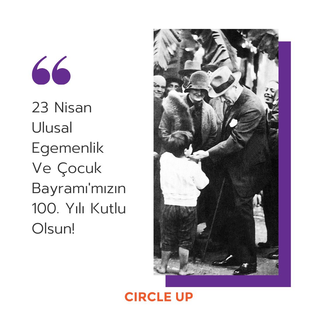 TBMM’nin ilan edildiği ve çocuklara armağan edilen 23 Nisan Ulusal Egemenlik Ve Çocuk Bayramı'mızın 100. yılını kutluyoruz ❤️ Nice 100 yıllara, nice coşkuyla kutlayacağımız günlere! #23NisanKutluOlsun