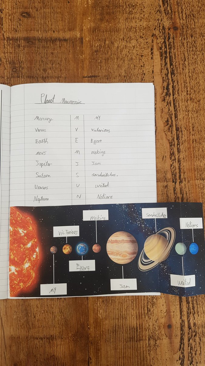 Whi202X's tweet photo. @EGPA_Y4_5 Ben has enjoyed the planets mobile and mnemonic MEGA challenges https://t.co/zDECpj2bOG