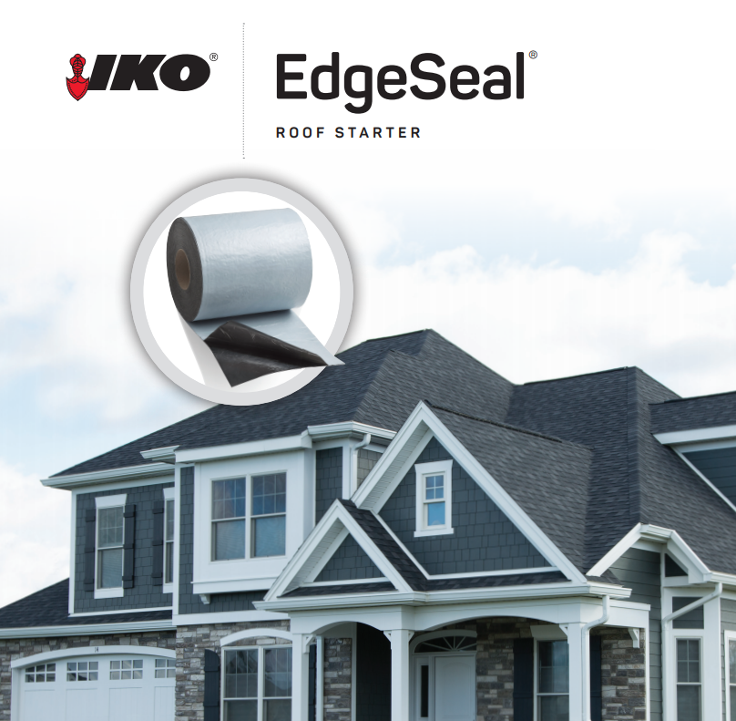 IowaIKORoofing's tweet photo. #IKO #EdgesSeal roof starter is highly recommended to help prevent wind uplift and blow-off in the critical areas where shingles are most vulnerable - The roof perimeter along the eaves and rakes. #IKO #IKOAdvantage #roofingelevated #roofs #contractors https://t.co/wQzZKX8Ep3
