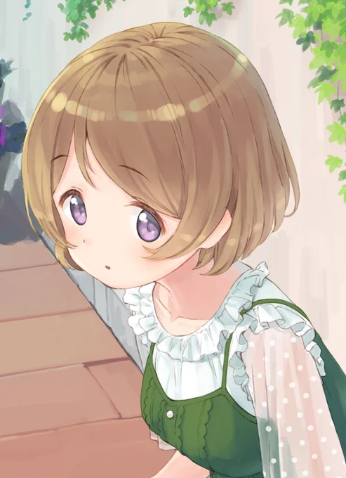 しゃがんでる花陽ちゃん
スクフェスの覚醒前の服ですが、可愛くて好きです。 