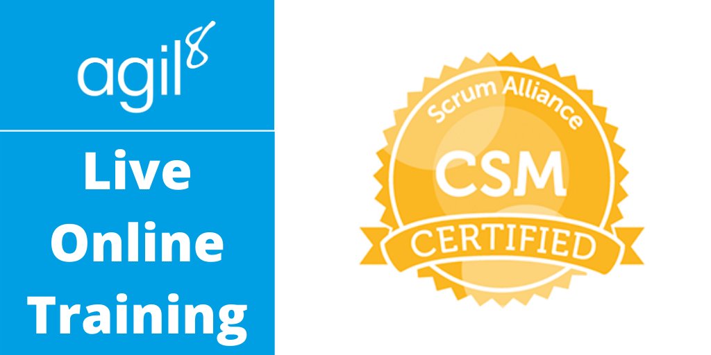 agil8er's tweet photo. Investigate the #Scrum framework; from theory to practical application with our @ScrumAlliance Certified ScrumMaster (CSM) course. Join @AgileDave for 2 days of interactive and engaging #online training.

Next course date is 4-5 May: https://t.co/oVcxYxn6a2 https://t.co/9j35wN7qDE