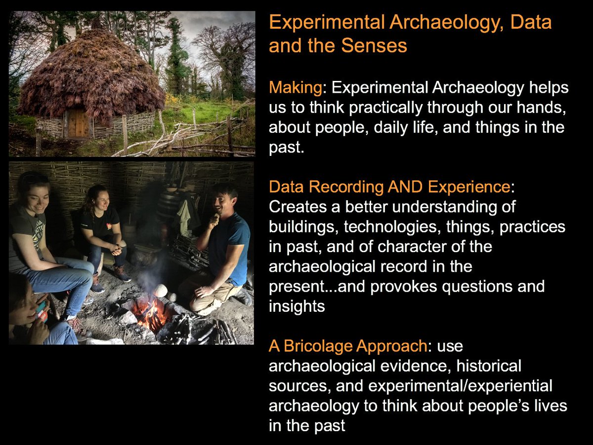 24. Experimental archaeology through making, understanding & storytelling, enables us to build a better understanding of people's lives in the past, both through scientific quantification, & through reflection on our own experiences..more to come!  #UCDEarthWalks  #virtualwalks